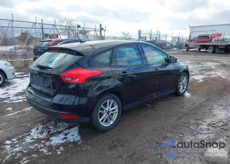 2015 Ford Focus Se z USA, uszkodzony, nr VIN 1FADP3KE9FL280635